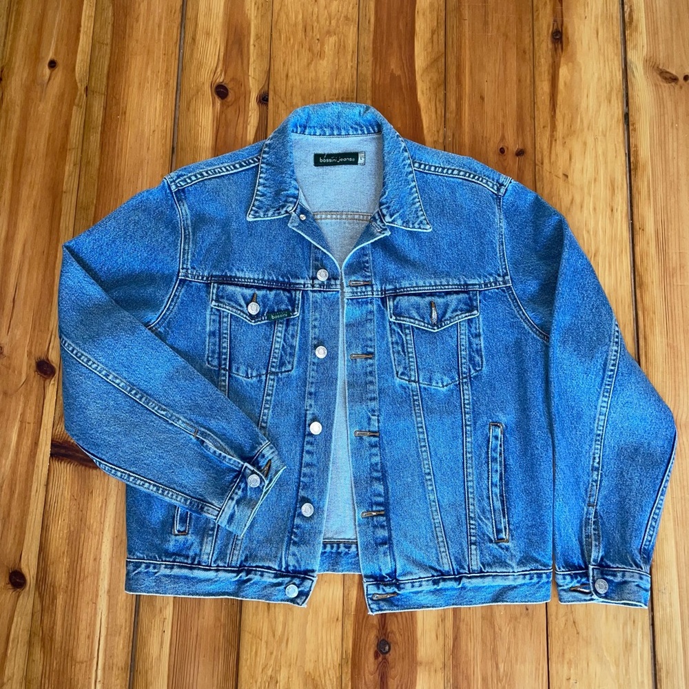 Vintage Oversized Jean Jacket Denim